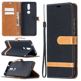 Color Matching Denim Texture Leather Case with Holder & Card Slots & Wallet & Lanyard, For Nokia 2.4, For Nokia 3.4, For Xiaomi Mi 10T / 10 Pro 5G, For Xiaomi Mi 10T Lite 5G, For Xiaomi Mi Poco X3