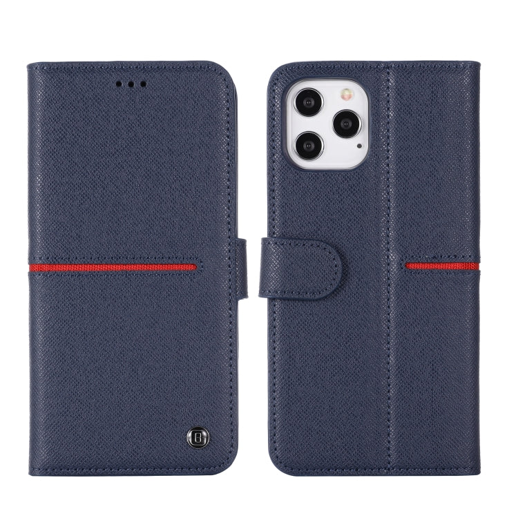 GEBEI Top-grain Leather Horizontal Flip Protective Case with Holder & Card Slots & Wallet & Photo Frame, For iPhone 12 mini, For iPhone 12 / 12 Pro, For iPhone 12 Pro Max