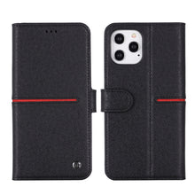 Load image into Gallery viewer, GEBEI Top-grain Leather Horizontal Flip Protective Case with Holder &amp; Card Slots &amp; Wallet &amp; Photo Frame, For iPhone 12 mini, For iPhone 12 / 12 Pro, For iPhone 12 Pro Max