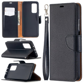 Litchi Texture Pure Color Horizontal Flip Leather Case with Holder & Card Slots & Wallet & Lanyard, For Xiaomi Mi 10T 5G, For Xiaomi Mi 10T Lite 5G, For Xiaomi Poco X3, For Nokia 2.4, For Nokia 3.4