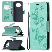 Load image into Gallery viewer, Two Butterflies Embossing Pattern Horizontal Flip Leather Case with Holder &amp; Card Slot &amp; Wallet &amp; Lanyard, For Xiaomi Mi 10T 5G, For Xiaomi Mi 10T Lite 5G, For Xiaomi Poco X3, For Nokia 2.4, For Nokia 3.4