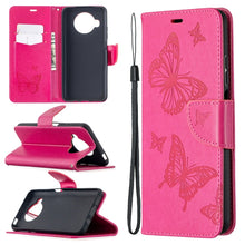 Load image into Gallery viewer, Two Butterflies Embossing Pattern Horizontal Flip Leather Case with Holder &amp; Card Slot &amp; Wallet &amp; Lanyard, For Xiaomi Mi 10T 5G, For Xiaomi Mi 10T Lite 5G, For Xiaomi Poco X3, For Nokia 2.4, For Nokia 3.4