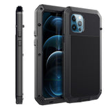 Shockproof Waterproof Silicone + Zinc Alloy Protective Case, For iPhone 12 mini, For iPhone 12 / 12 Pro, For iPhone 12 Pro Max