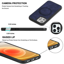 Load image into Gallery viewer, Retro Business Round Embossing Magnetic PU + TPU Protective Case, For iPhone 12 mini, For iPhone 12 / 12 Pro, For iPhone 12 Pro Max