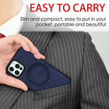 Load image into Gallery viewer, Retro Business Round Embossing Magnetic PU + TPU Protective Case, For iPhone 12 mini, For iPhone 12 / 12 Pro, For iPhone 12 Pro Max