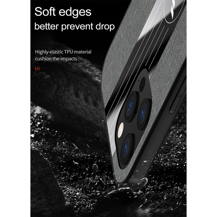 XINLI Stitching Cloth Textue Shockproof TPU Protective Case with Ring Holder, For iPhone 12, For iPhone 12 Pro, For iPhone 12 Pro Max, For iPhone 12 Mini