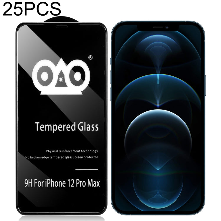 25 PCS Shockproof Anti-breaking Edge Airbag Tempered Glass Film, For iPhone X / XS (25 PCS), For iPhone XR (25 PCS), For iPhone XS Max (25 PCS), For iPhone 12 mini (25 PCS), For iPhone 12 / 12 Pro (25 PCS), For iPhone 12 Pro Max (25 PCS)               ...