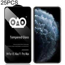 Load image into Gallery viewer, 25 PCS Shockproof Anti-breaking Edge Airbag Tempered Glass Film, For iPhone X / XS (25 PCS), For iPhone XR (25 PCS), For iPhone XS Max (25 PCS), For iPhone 12 mini (25 PCS), For iPhone 12 / 12 Pro (25 PCS), For iPhone 12 Pro Max (25 PCS)               ...