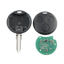 Load image into Gallery viewer, Straight Car Key Tip Embryo 433.92 Frequency for Mercedes-Benz Smart 3-button, For Mercedes-Benz Smart