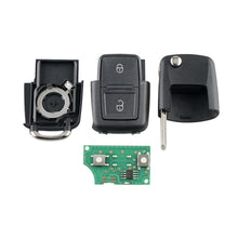Load image into Gallery viewer, Car Key 1J0959753AG 48 Chip 434 Frequency for Volkswagen 2-button, For Volkswagen