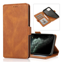 Load image into Gallery viewer, Retro Magnetic Closing Clasp Horizontal Flip Leather Case with Holder &amp; Card Slots &amp; Photo Frame &amp; Wallet, For iPhone 12 mini, For iPhone 12 / 12 Pro, For iPhone 12 Pro Max