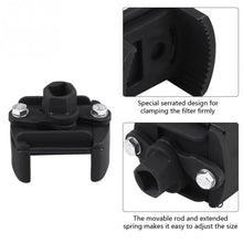 Load image into Gallery viewer, Universal Cast Steel Adjustable 2 Jaw Oil Filter Wrench Fuel Remover Removal Tool Two-claw Cast Steel Filter Wrenches, 80-105mm, 105-145mm