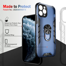 Load image into Gallery viewer, Magnetic Frosted PC + Matte TPU Shockproof Case with Ring Holder, For iPhone 11 Pro, For iPhone 11, For iPhone 11 Pro Max, For iPhone XS / X, For iPhone XS Max, For Samsung Galaxy Note20, For Samsung Galaxy Note20 Ultra