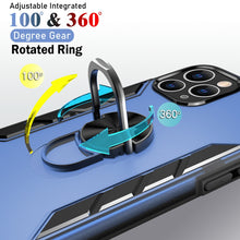 Load image into Gallery viewer, Magnetic Frosted PC + Matte TPU Shockproof Case with Ring Holder, For iPhone 11 Pro, For iPhone 11, For iPhone 11 Pro Max, For iPhone XS / X, For iPhone XS Max, For Samsung Galaxy Note20, For Samsung Galaxy Note20 Ultra