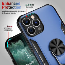 Load image into Gallery viewer, Magnetic Frosted PC + Matte TPU Shockproof Case with Ring Holder, For iPhone 11 Pro, For iPhone 11, For iPhone 11 Pro Max, For iPhone XS / X, For iPhone XS Max, For Samsung Galaxy Note20, For Samsung Galaxy Note20 Ultra