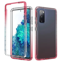 Load image into Gallery viewer, Shockproof  High Transparency Two-color Gradual Change PC+TPU Candy Colors Protective Case, For Samsung Galaxy S20 FE