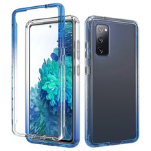 Load image into Gallery viewer, Shockproof  High Transparency Two-color Gradual Change PC+TPU Candy Colors Protective Case, For Samsung Galaxy S20 FE