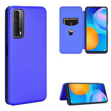 Load image into Gallery viewer, Carbon Fiber Texture Magnetic Horizontal Flip TPU + PC + PU Leather Case with Card Slot, For LG K42, For OPPO Realme V5 / Realme Q2, For Wiko View5 Plus, For Huawei P Smart 2021 / Y7A, For Xiaomi Mi 10T Lite