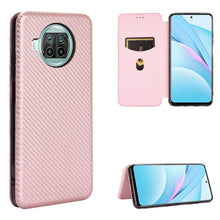 Load image into Gallery viewer, Carbon Fiber Texture Magnetic Horizontal Flip TPU + PC + PU Leather Case with Card Slot, For LG K42, For OPPO Realme V5 / Realme Q2, For Wiko View5 Plus, For Huawei P Smart 2021 / Y7A, For Xiaomi Mi 10T Lite