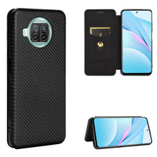 Load image into Gallery viewer, Carbon Fiber Texture Magnetic Horizontal Flip TPU + PC + PU Leather Case with Card Slot, For LG K42, For OPPO Realme V5 / Realme Q2, For Wiko View5 Plus, For Huawei P Smart 2021 / Y7A, For Xiaomi Mi 10T Lite