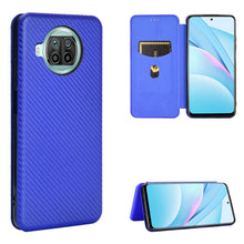 Load image into Gallery viewer, Carbon Fiber Texture Magnetic Horizontal Flip TPU + PC + PU Leather Case with Card Slot, For LG K42, For OPPO Realme V5 / Realme Q2, For Wiko View5 Plus, For Huawei P Smart 2021 / Y7A, For Xiaomi Mi 10T Lite