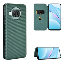 Load image into Gallery viewer, Carbon Fiber Texture Magnetic Horizontal Flip TPU + PC + PU Leather Case with Card Slot, For LG K42, For OPPO Realme V5 / Realme Q2, For Wiko View5 Plus, For Huawei P Smart 2021 / Y7A, For Xiaomi Mi 10T Lite