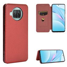 Load image into Gallery viewer, Carbon Fiber Texture Magnetic Horizontal Flip TPU + PC + PU Leather Case with Card Slot, For LG K42, For OPPO Realme V5 / Realme Q2, For Wiko View5 Plus, For Huawei P Smart 2021 / Y7A, For Xiaomi Mi 10T Lite