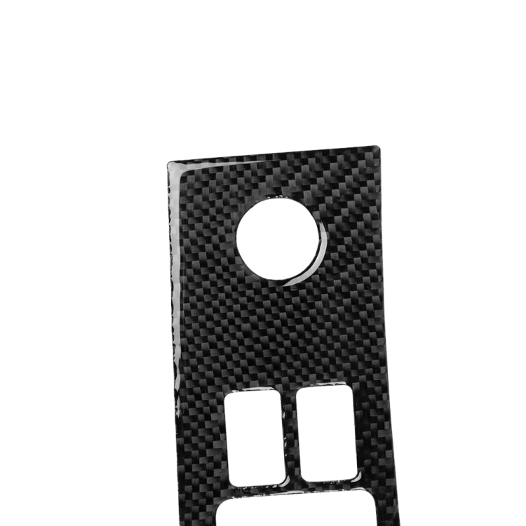 Car Carbon Fiber Glass Lift Decorative Sticker for Nissan 350z 2006-2009, Left Drive, Glass Lift, Left Drive