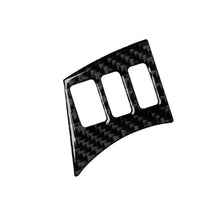 Load image into Gallery viewer, Car Carbon Fiber Steering Wheel Button Frame Decorative Sticker for Nissan 350z 2006-2009, Steering Wheel Button Frame