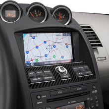 Load image into Gallery viewer, Car Carbon Fiber Navigation System Control Decorative Sticker for Nissan 350z 2006-2009, Navigation System Control