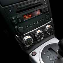 Load image into Gallery viewer, Car Carbon Fiber Radio Air Conditioning Console Decorative Sticker for Nissan 350z 2006-2009, Conditioning Console Decorative Sticker