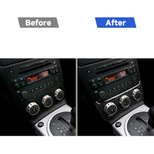 Load image into Gallery viewer, Car Carbon Fiber Radio Air Conditioning Console Decorative Sticker for Nissan 350z 2006-2009, Conditioning Console Decorative Sticker