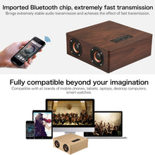 Load image into Gallery viewer, Q5 Wooden Bluetooth Speaker, Support TF Card &amp; 3.5mm AUX, Q5