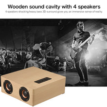 Load image into Gallery viewer, Q5 Wooden Bluetooth Speaker, Support TF Card &amp; 3.5mm AUX, Q5