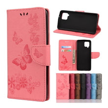 Load image into Gallery viewer, Butterflies Embossing Horizontal Flip Leather Case with Holder &amp; Card Slots &amp; Wallet, For Samsung Galaxy A42 5G, For Nokia 2.4