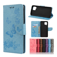 Load image into Gallery viewer, Butterflies Embossing Horizontal Flip Leather Case with Holder &amp; Card Slots &amp; Wallet, For Samsung Galaxy A42 5G, For Nokia 2.4