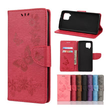 Load image into Gallery viewer, Butterflies Embossing Horizontal Flip Leather Case with Holder &amp; Card Slots &amp; Wallet, For Samsung Galaxy A42 5G, For Nokia 2.4