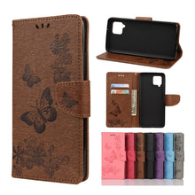 Load image into Gallery viewer, Butterflies Embossing Horizontal Flip Leather Case with Holder &amp; Card Slots &amp; Wallet, For Samsung Galaxy A42 5G, For Nokia 2.4