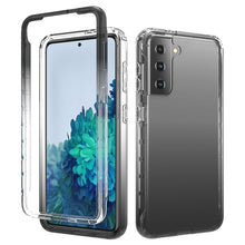 Load image into Gallery viewer, Shockproof  High Transparency Two-color Gradual Change PC+TPU Candy Colors Protective Case, For Samsung Galaxy S21 5G