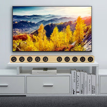 Load image into Gallery viewer, D90 Subwoofer Wooden Bluetooth 4.2 Speaker with Remote Control, Support TF Card &amp; 3.5mm AUX Coaxial &amp; Optical Fiber &amp; U Disk, D90+ Subwoofer