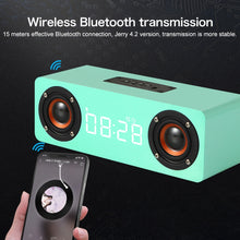 Load image into Gallery viewer, M5 Subwoofer Wooden Bluetooth 4.2 Speaker, Support TF Card &amp; 3.5mm AUX &amp; FM