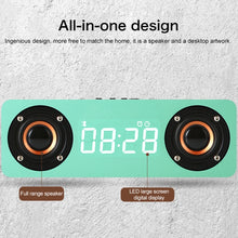 Load image into Gallery viewer, M5 Subwoofer Wooden Bluetooth 4.2 Speaker, Support TF Card &amp; 3.5mm AUX &amp; FM