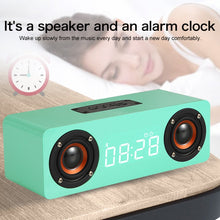 Load image into Gallery viewer, M5 Subwoofer Wooden Bluetooth 4.2 Speaker, Support TF Card &amp; 3.5mm AUX &amp; FM