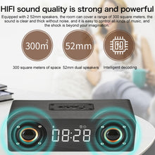 Load image into Gallery viewer, M5 Subwoofer Wooden Bluetooth 4.2 Speaker, Support TF Card &amp; 3.5mm AUX &amp; FM