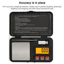 Load image into Gallery viewer, 200g/0.01g High-Precision Portable Jewelry Scale  Mini Electronic Scale Precision Carat Electronic Scale, 200g/0.01g