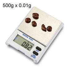Load image into Gallery viewer, M-18 500g x 0.01g High Accuracy Digital Electronic Jewelry Scale Balance Device with 1.5 inch LCD Screen, 500g/0.01g