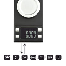 Load image into Gallery viewer, MH-8028 50g x 0.001g High Accuracy Digital Electronic Portable Jewelry Diamond Gem Carat Lab Weight Scale Balance Device with 1.6 inch LCD Screen, 50g/0.001g