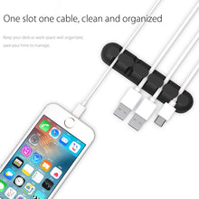 Load image into Gallery viewer, ORICO CBS5 Silicone Material Desktop Cable Manager Winder Fixer, Size: 9.6*2*1.2cm