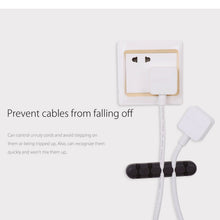 Load image into Gallery viewer, ORICO CBS5 Silicone Material Desktop Cable Manager Winder Fixer, Size: 9.6*2*1.2cm