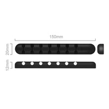 Load image into Gallery viewer, ORICO CBS7 Silicone Material Desktop Cable Manager Winder, Size: 15*2*1.2cm